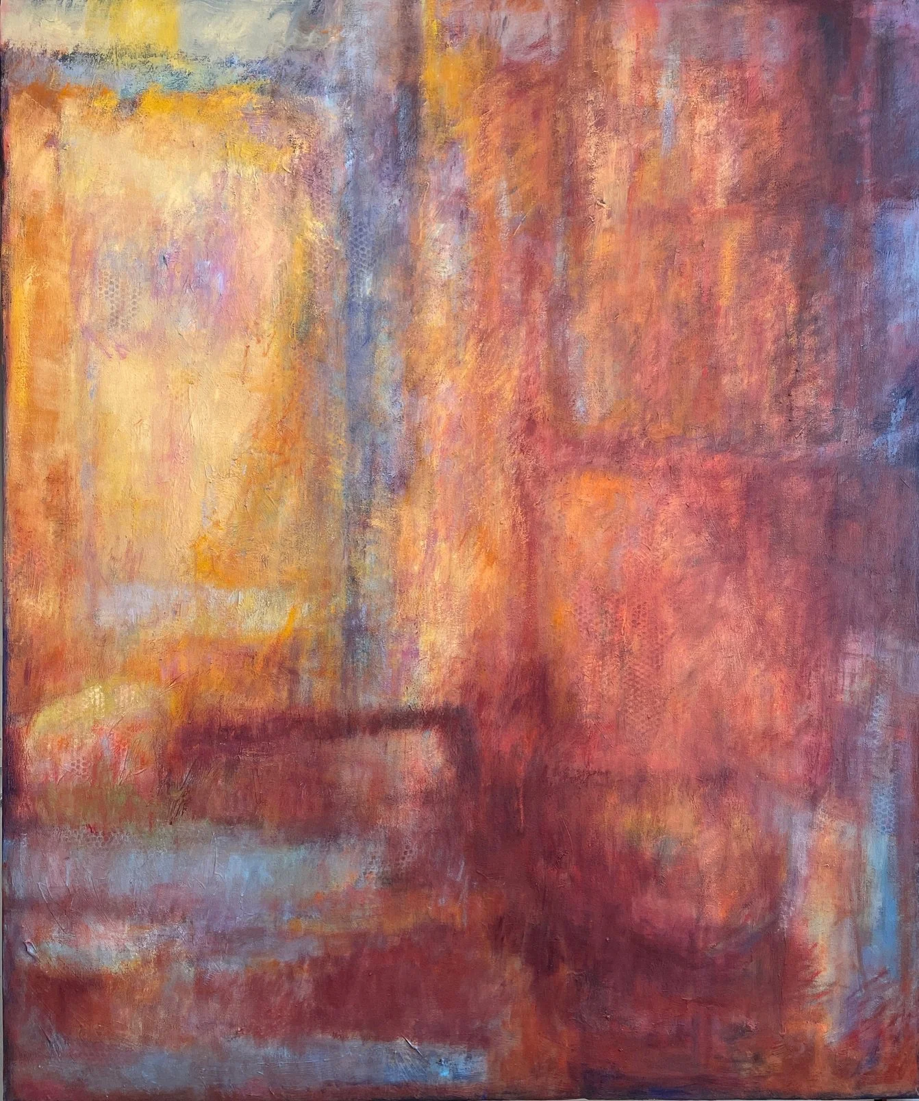 Layered Light, oil on linen, 48 x 40