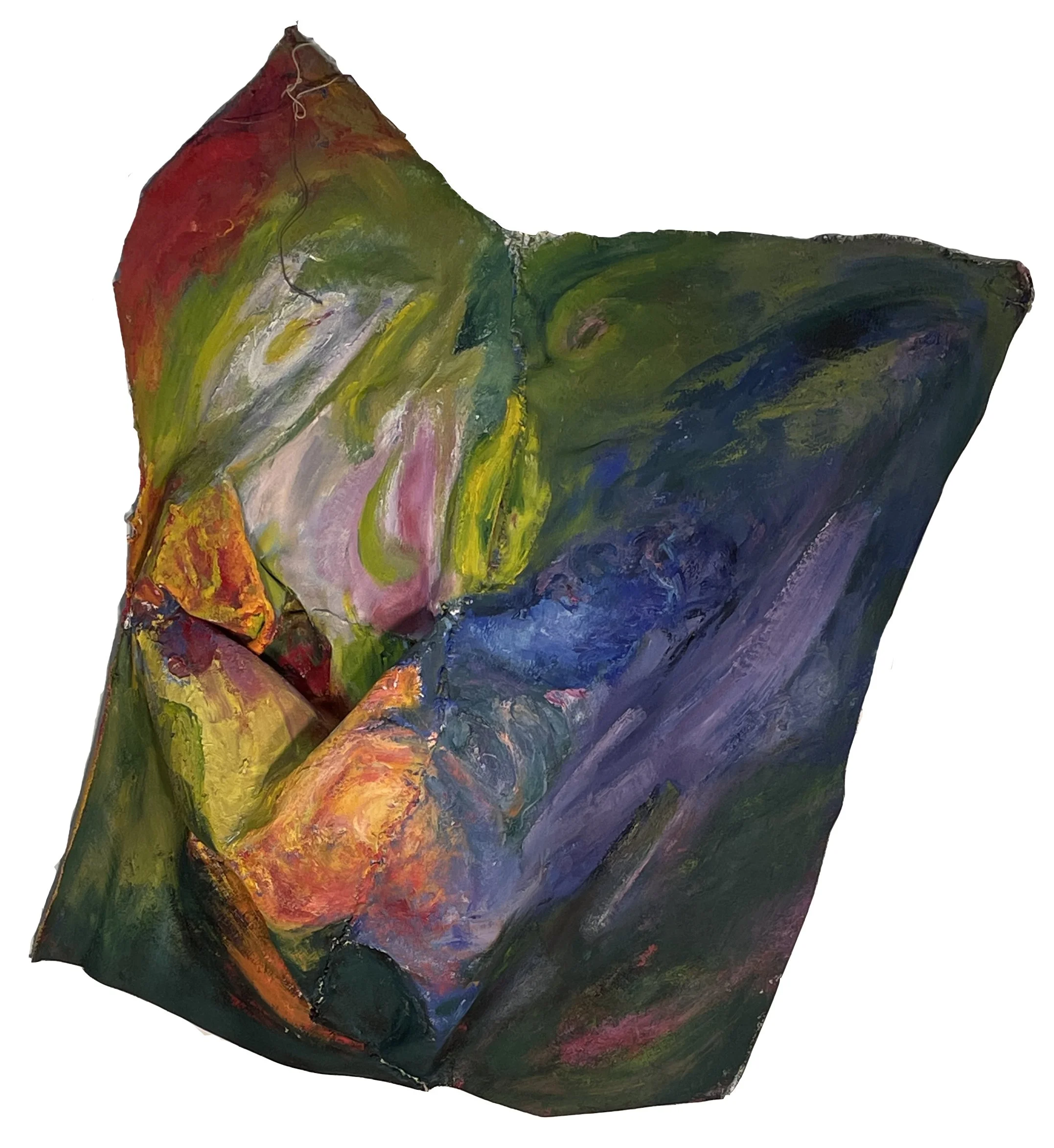 In the Stillness, oil on stitched canvas, 