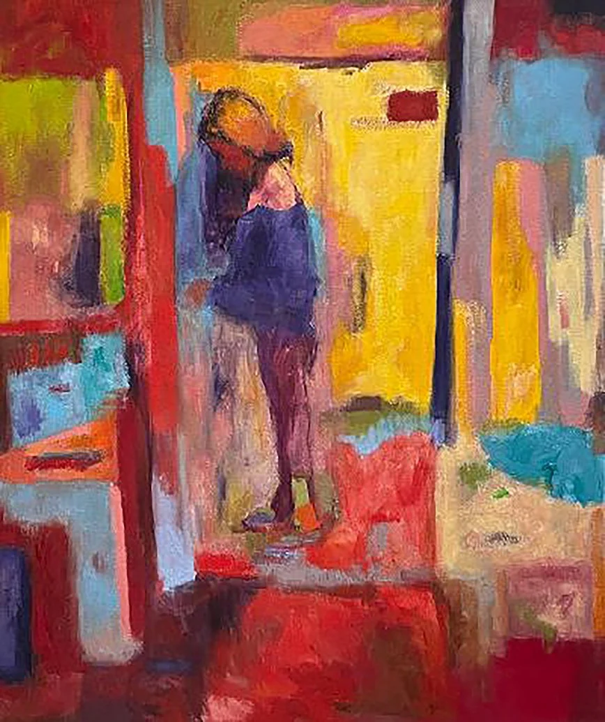 Petit Dejeuner, oil on canvas, 36 x 30