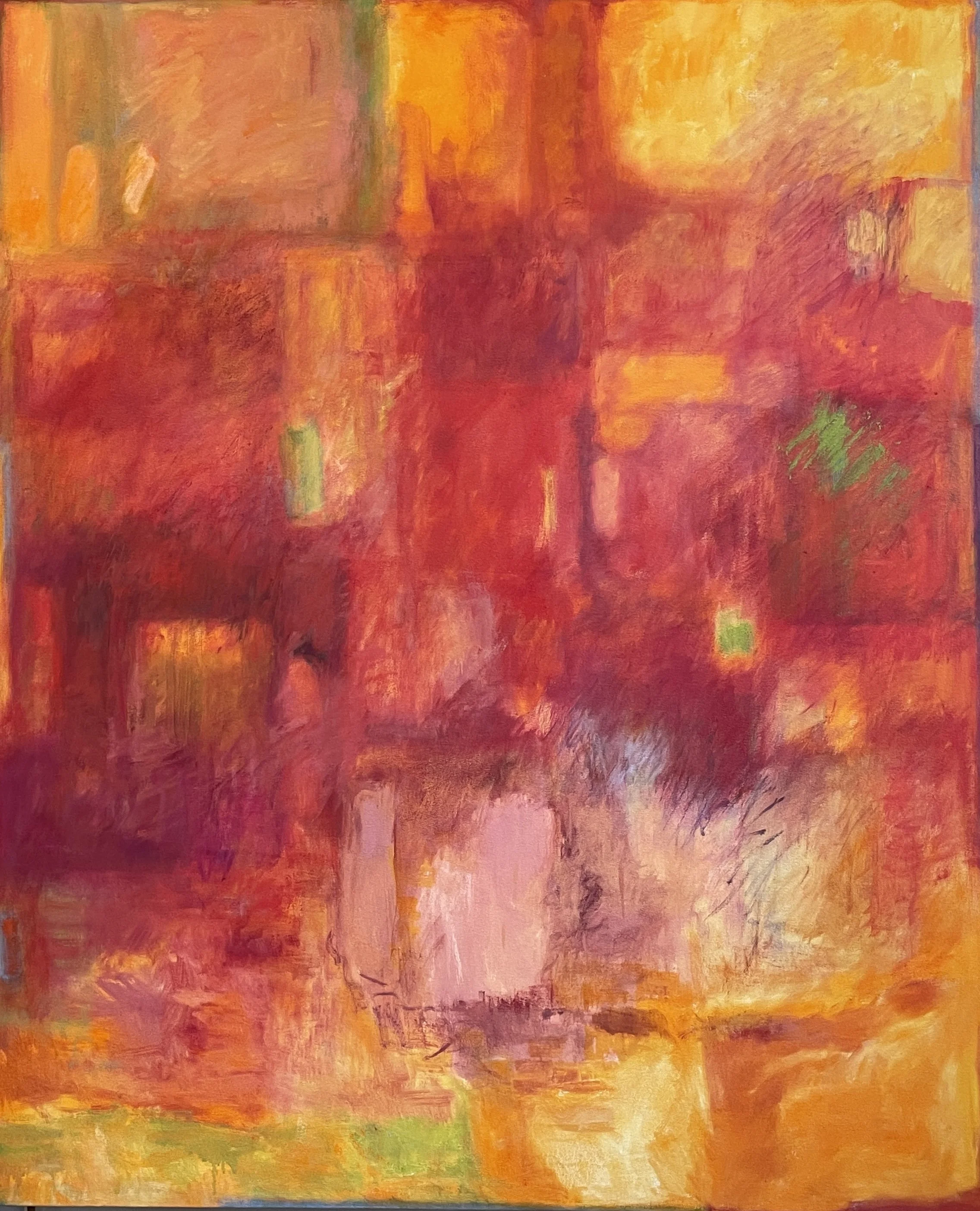 Auspicious Moment, oil on canvas, 50 x 42