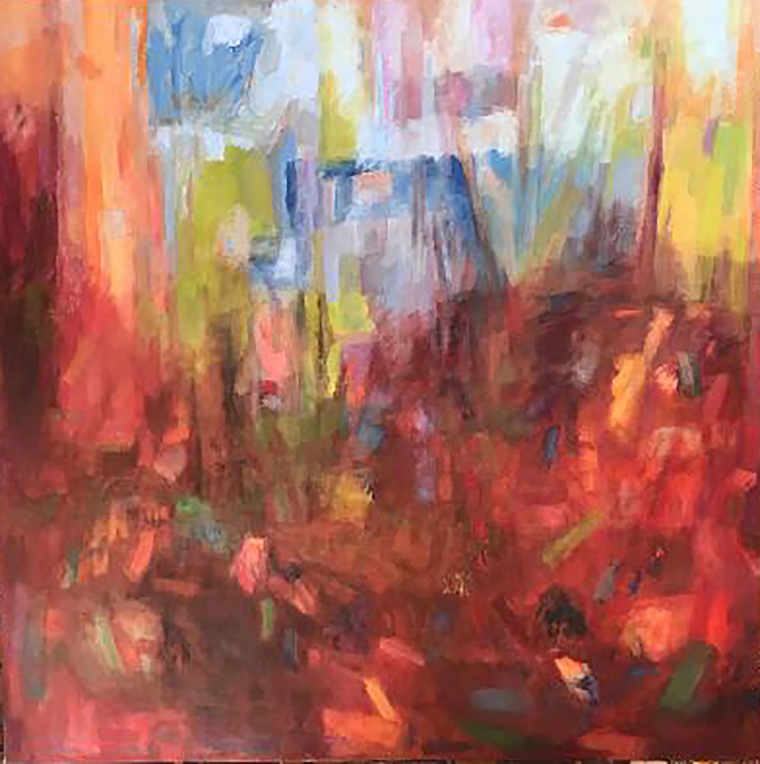 Middlefield, oil on canvas,