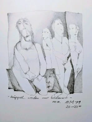 Aus meinem 1. privaten Buch - Texte und Zeichnungen-