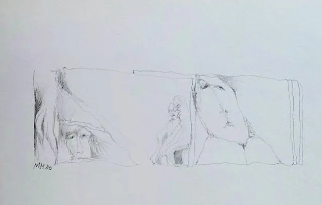 Aus meinem 1. privaten Buch -Texte und Zeichnungen-