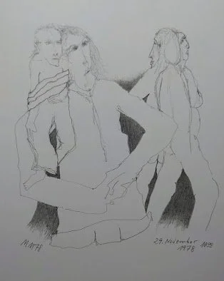 Aus meinem 1. privaten Buch -Texte und Zeichnungen