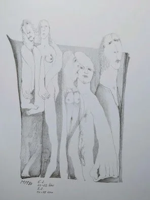 Aus meinem 1. privaten Buch - Texte und Zeichnungen