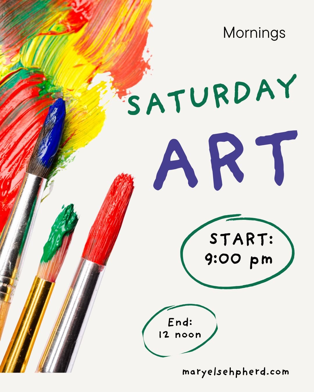 SATURDAY AM Art - 3/7/2026