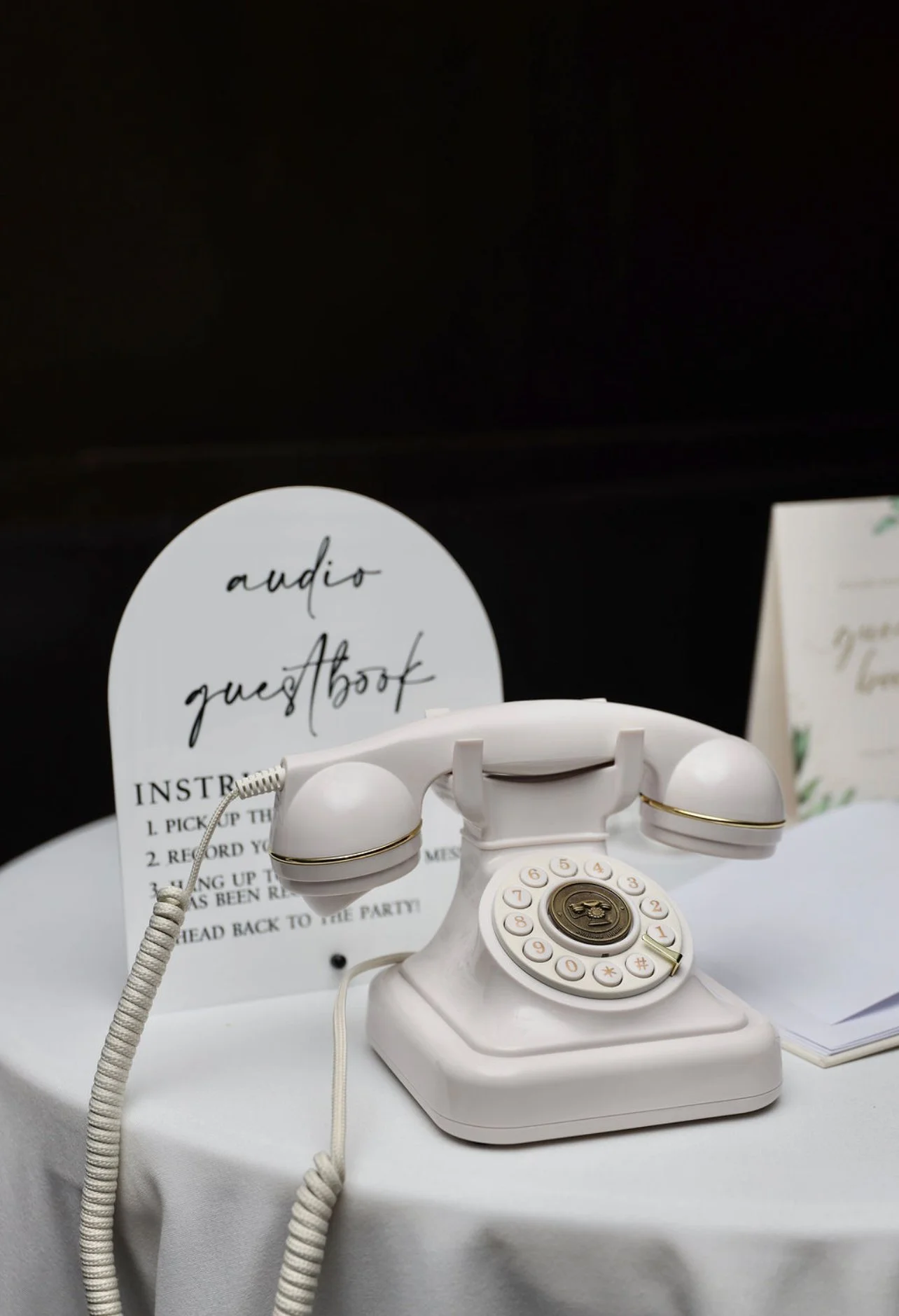 A Modern Audio Guestbook Experience