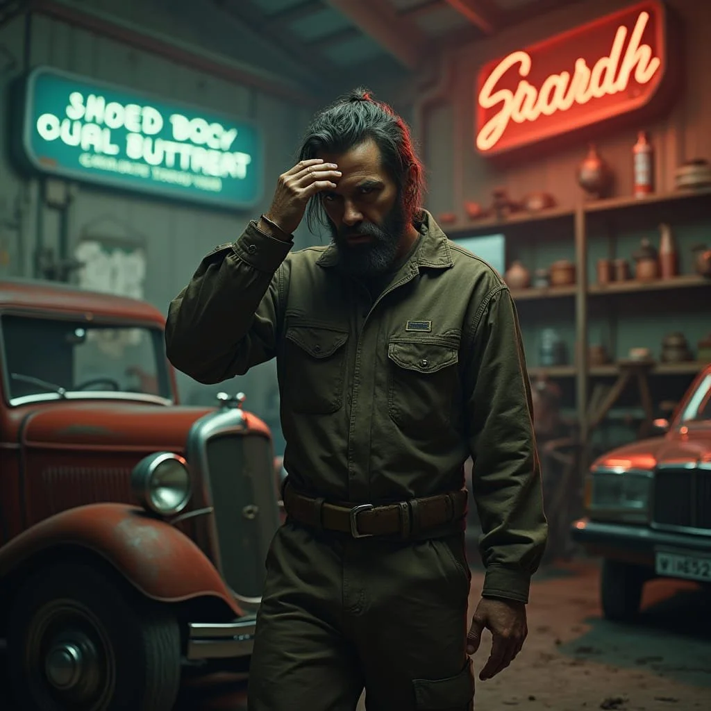 So Max goes to his old friend Dragan, a garage owner and occasional weapon maker, to have the backpack inspected. Dragan soon confirms Max' bad feelings...it contains a bomb....and the bomb is set for detention within 90 minutes.