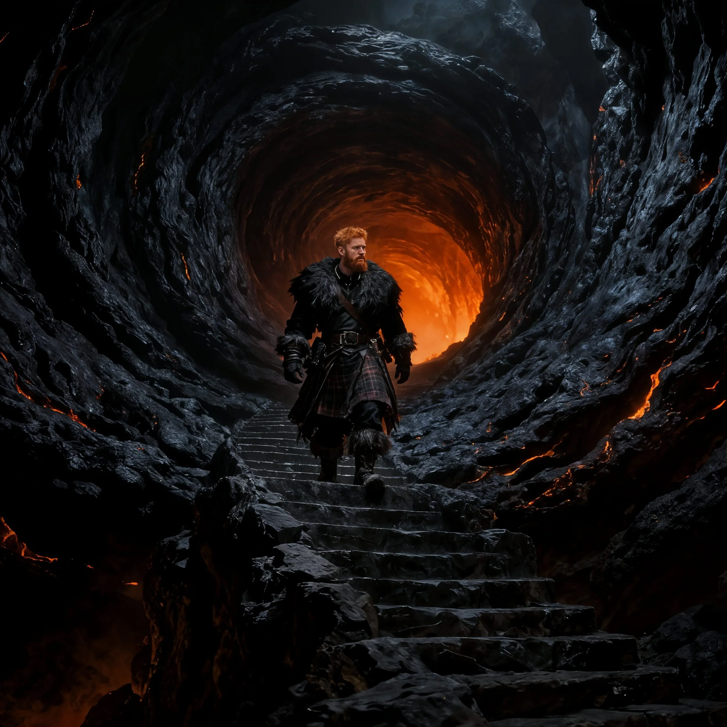 MacDonald continued his journey down to the center of the earth, or at least that is how it felt.