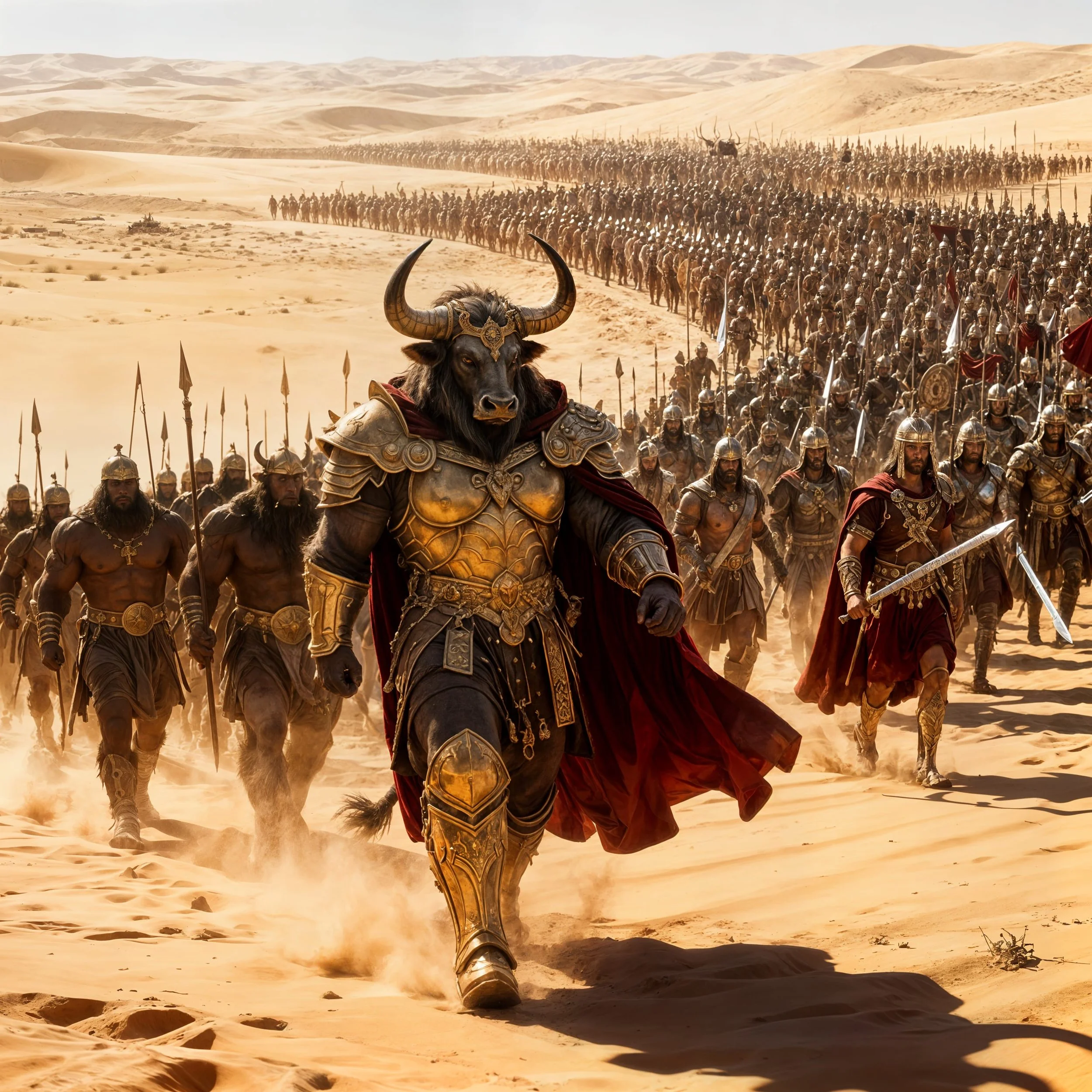 And the second one was Asterion II, marching in front of a large group of armed infantry. MacDonald's estimate was that they were at a two day's march.