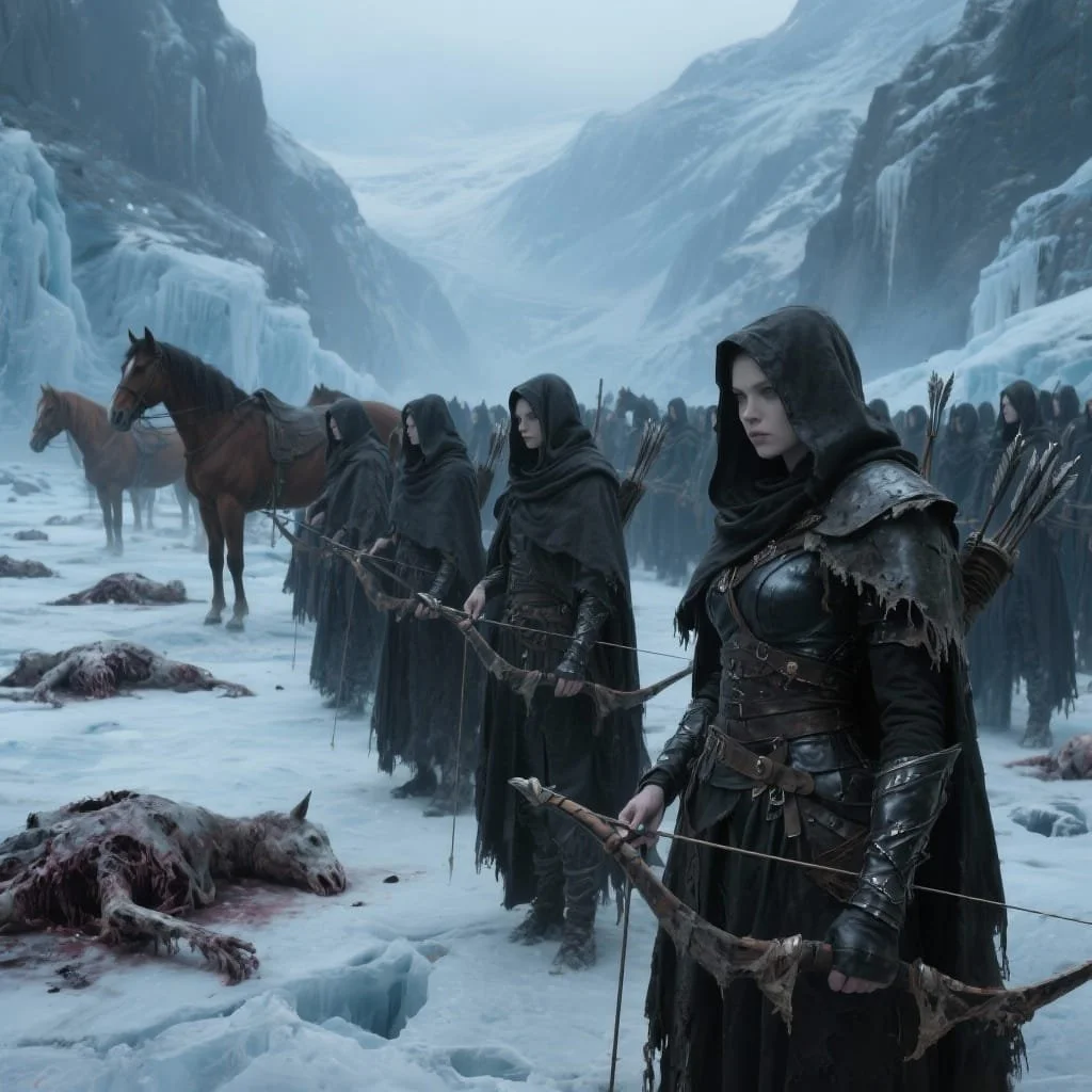When Ariel arrived with her whole army, disbelief for what they saw was great.