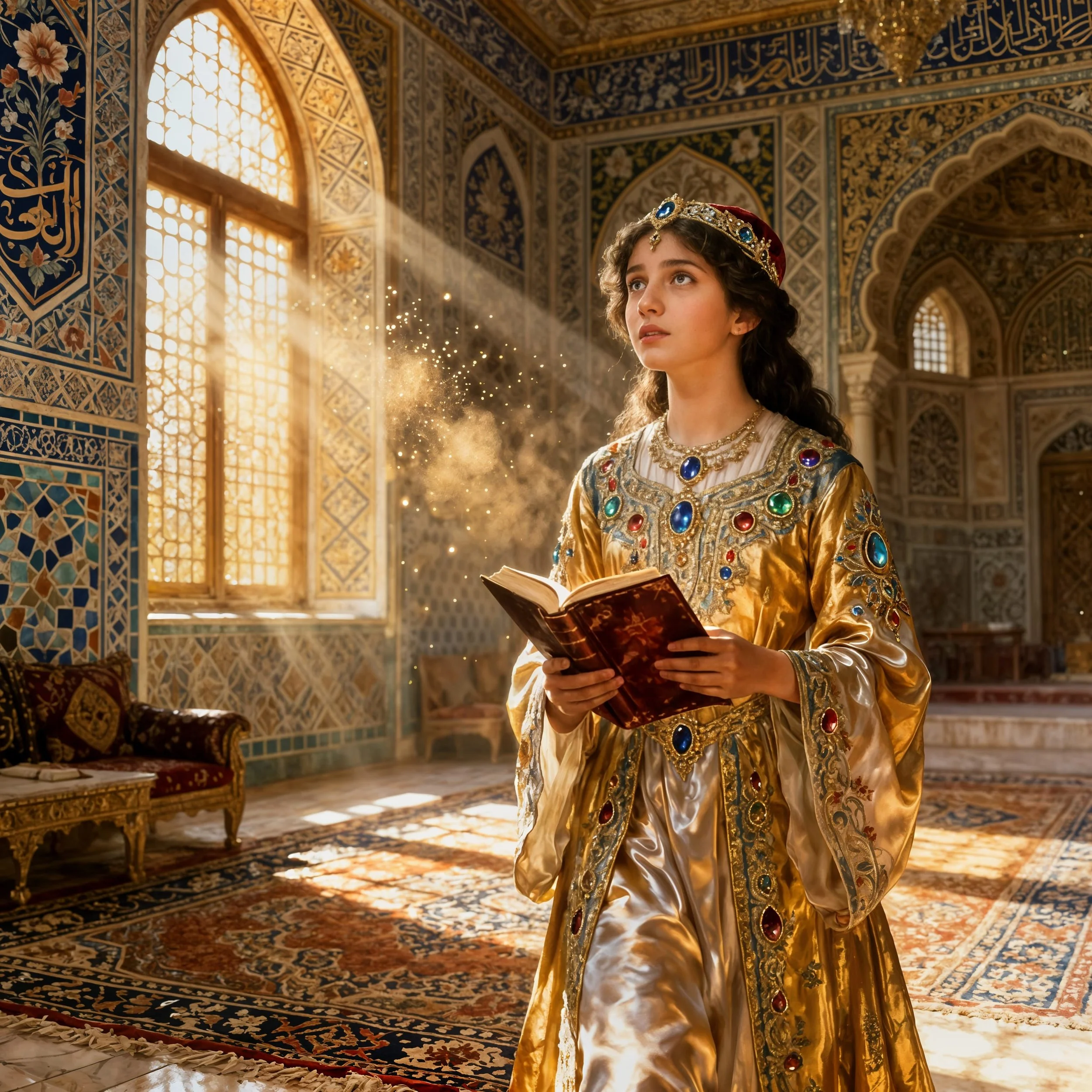 When the twins were not performing their daily duties, they mostly spent their time studying. For Maryam it meant studying the laws of Babylon.