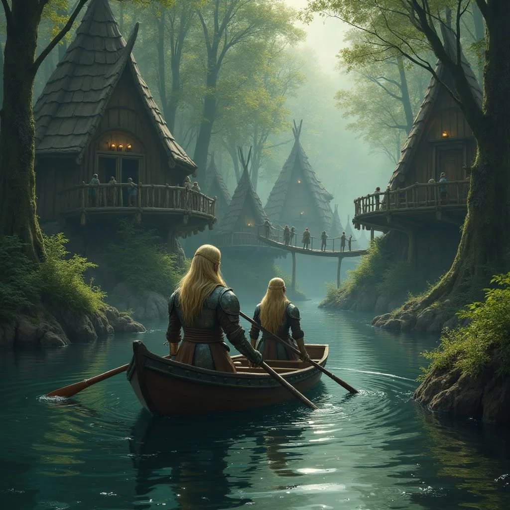 ...to then sail through the neighborhoods of the nobility....