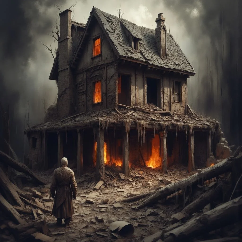 But the people do not know of the plan of the Angels. All they can see is their homes destroyed. All they can think about is where they are gonna sleep that night.
