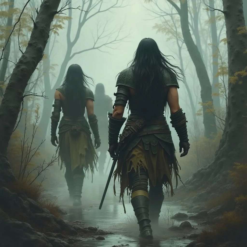Conditions were harsh because the further they got, the less easy roads they encountered..