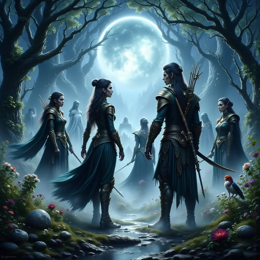 Daily life was paralyzed when groups were discussing in the middle of the woods until late at night.