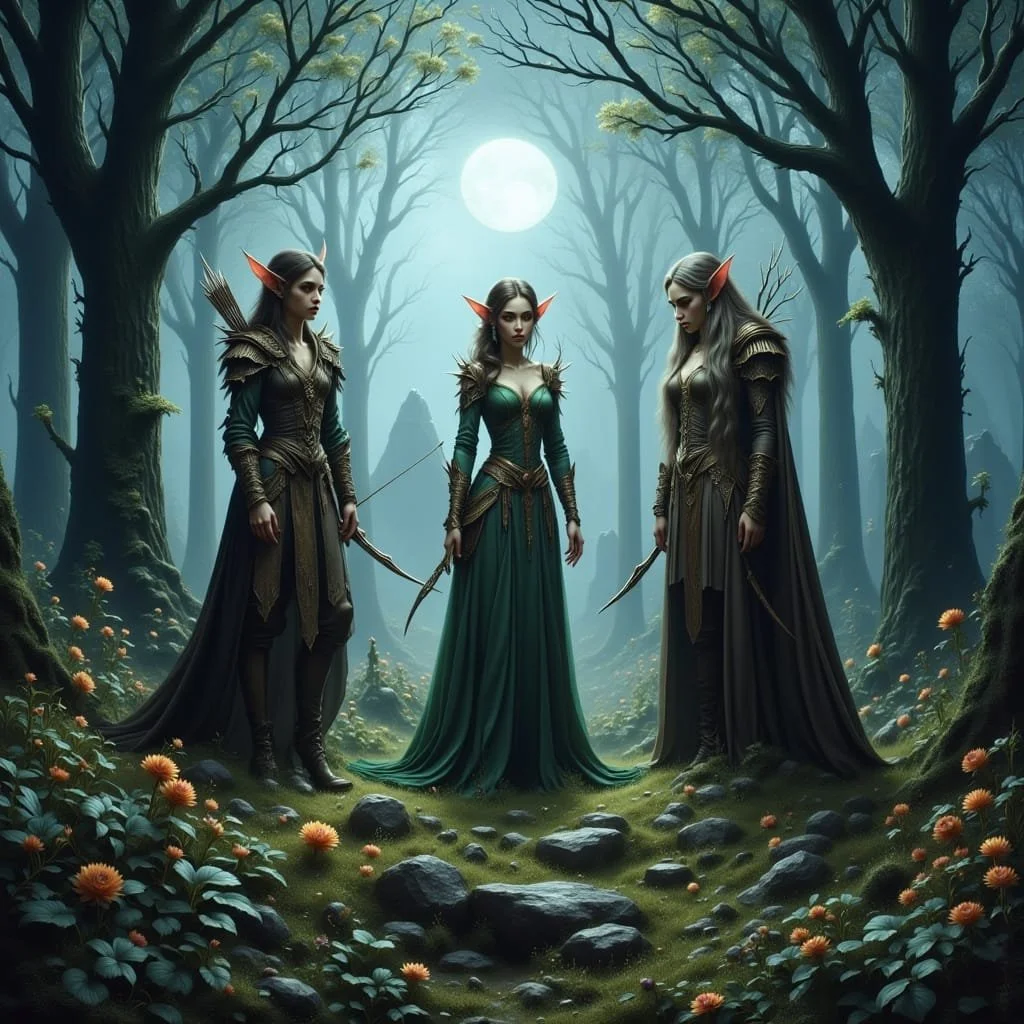 When elves disagreed they were cast out from groups they had always belonged to.