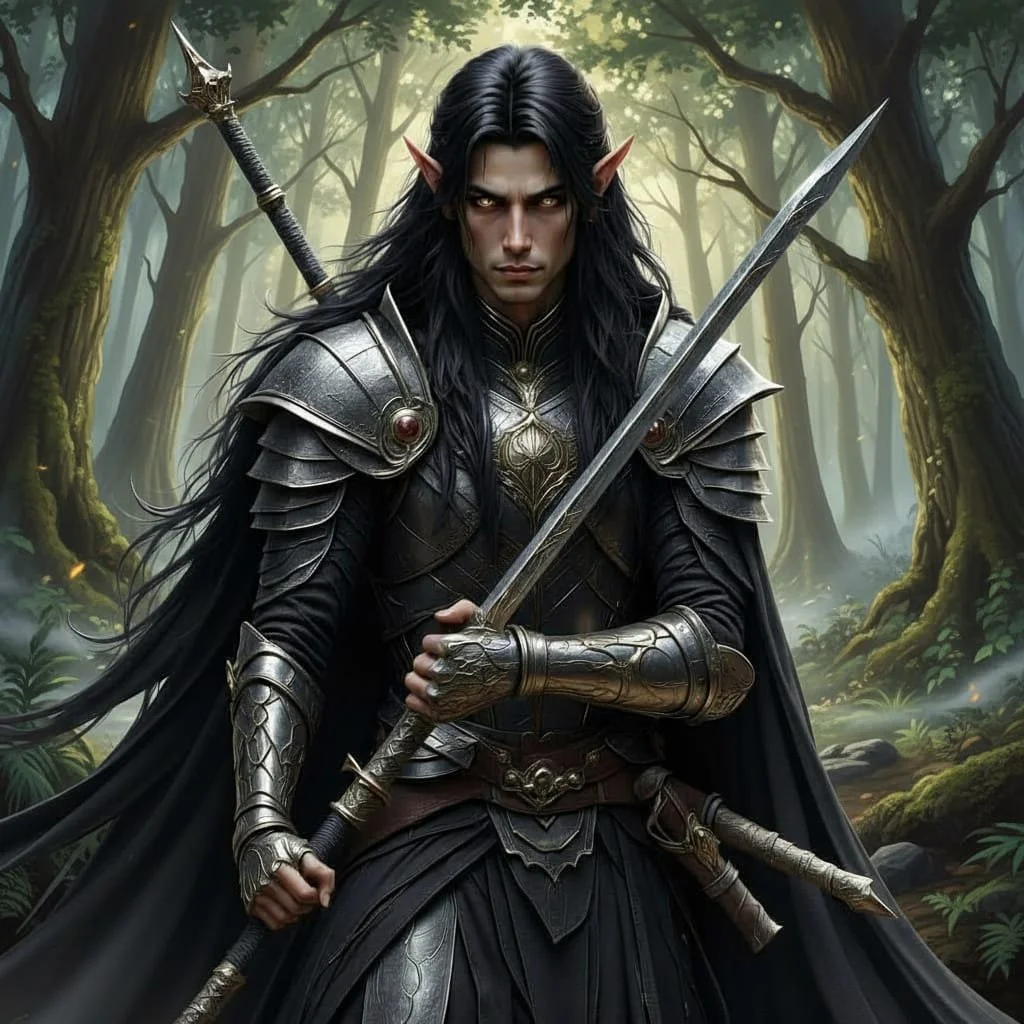 Eryndor is too well raised not to realize what will follow next. He takes off his weapons and starts laying them before tári.