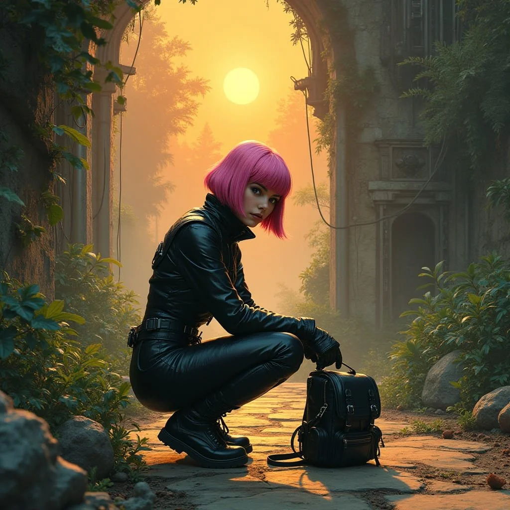 "I got to talk to this person. First loose this burden of a backpack."