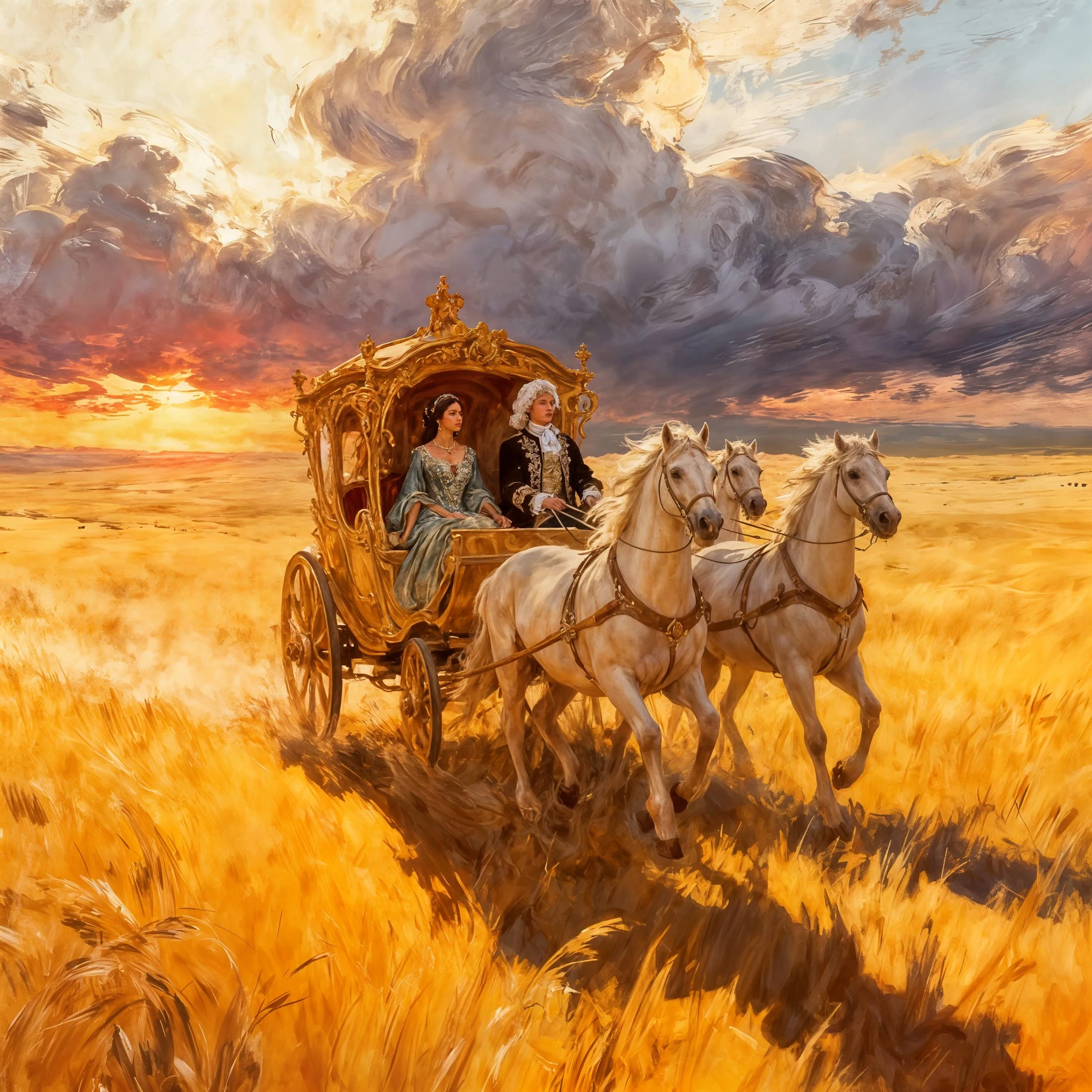 ...or just steal an official coach for a day and take it out for a ride in the plains.