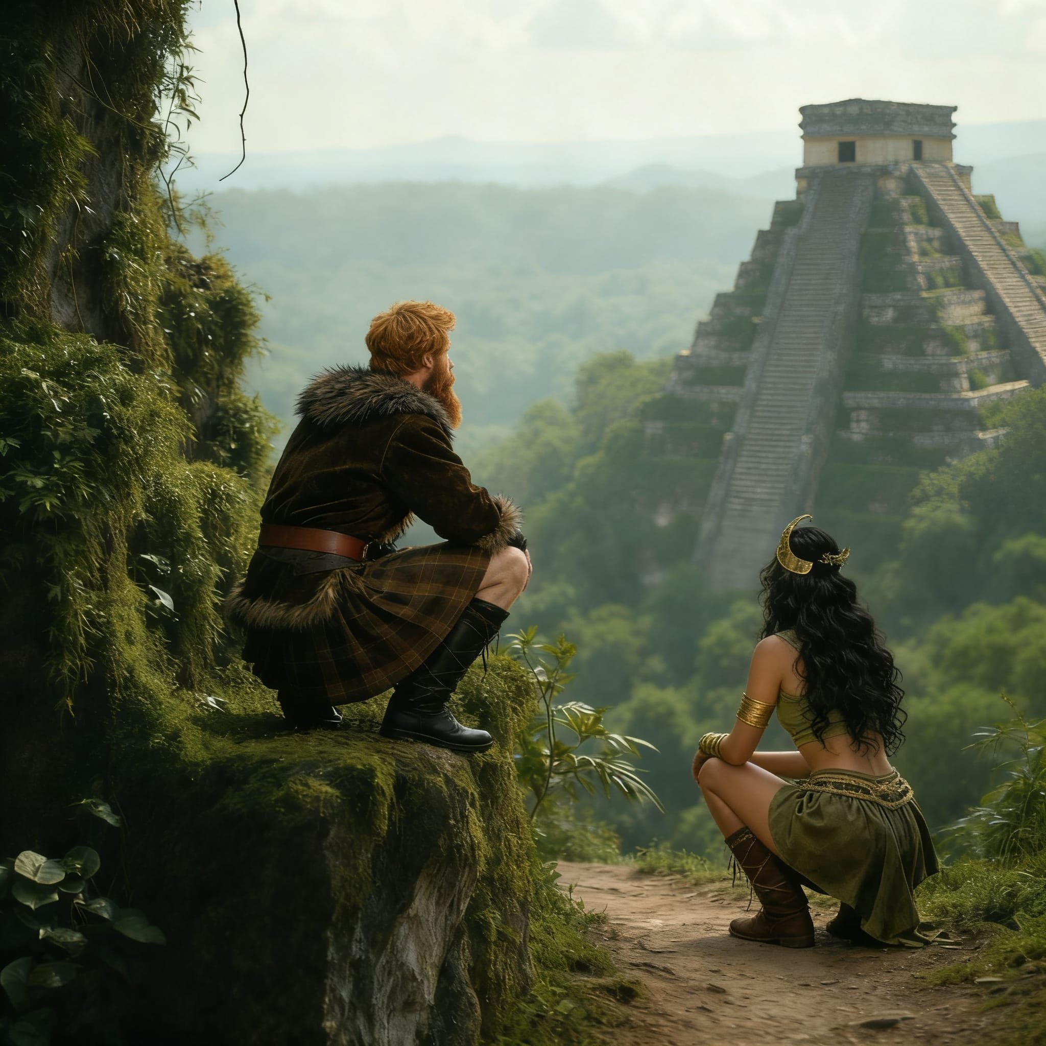 So Mana Wāhine took MacDonald to the jungle and after a long walk she showed him the pyramid. "This is your way out of Chahar Bagh. Few people know about it. Give Tornassuk my regards, I will organize the salvage of a way into the deep. I will meet y