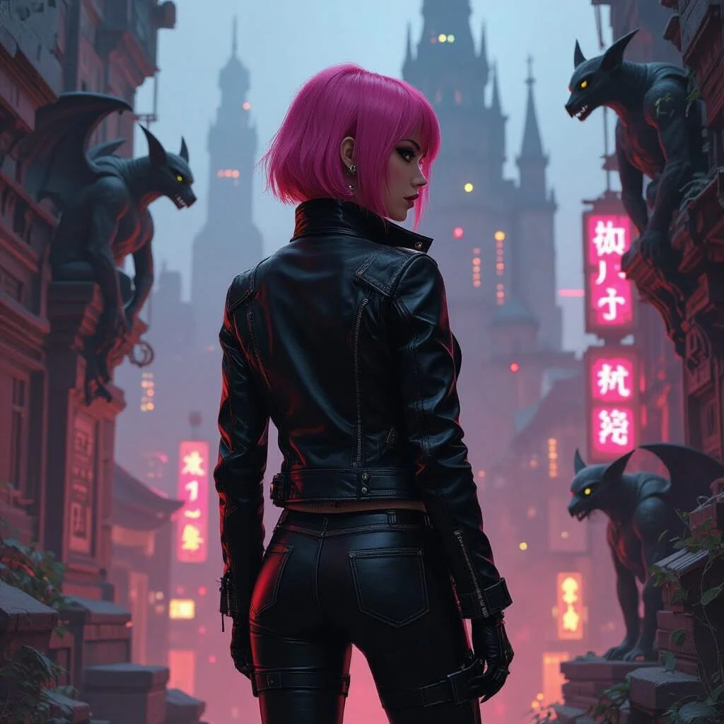 After she so brutally woke up - at early morning - Malika stands in a back street in front of the old library. She looks over her shoulders to see if nobody's around and forces her way in.