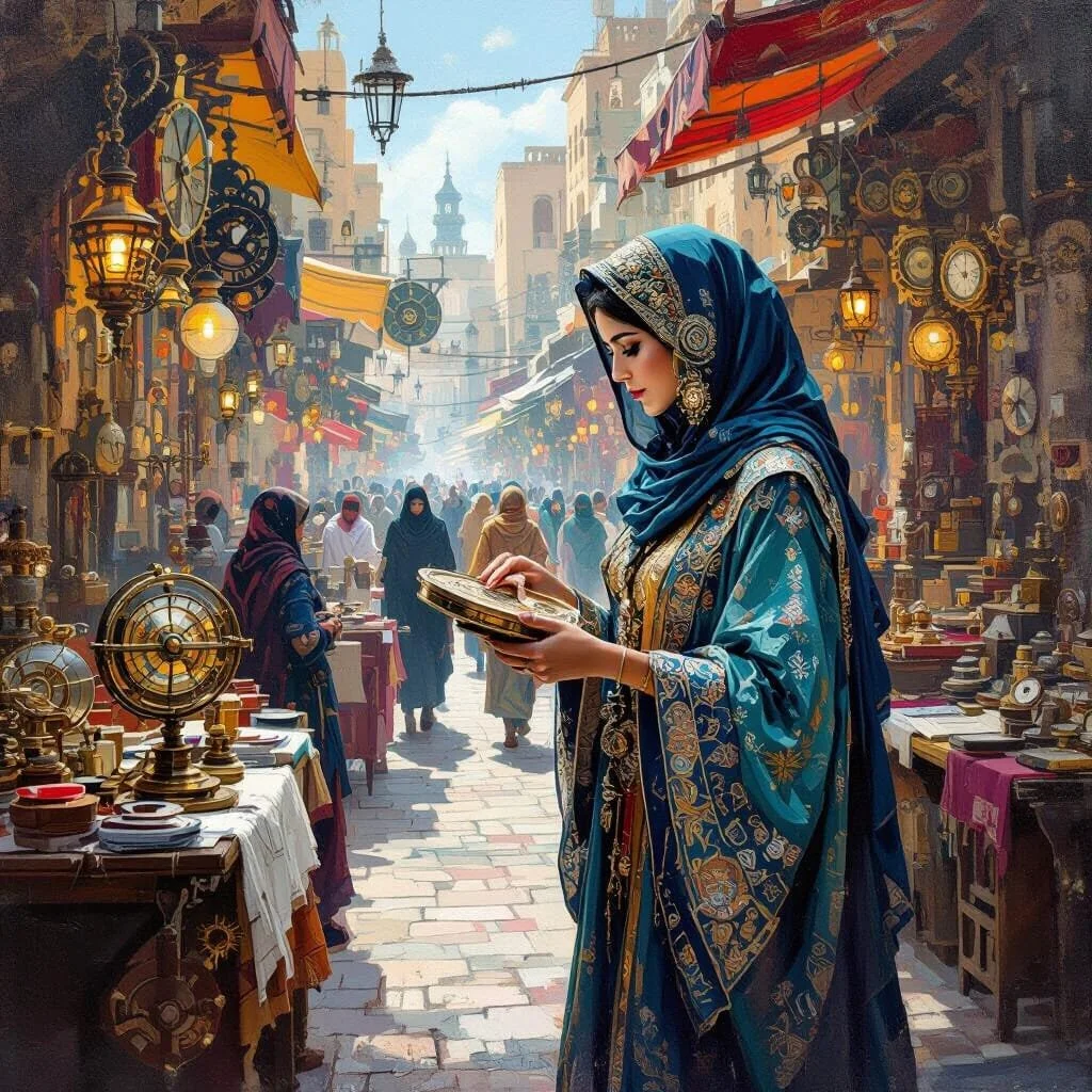 Meanwhile Rokhshan had left the palace and visited a local market to clear her mind from her meeting with the murderer of her husband.