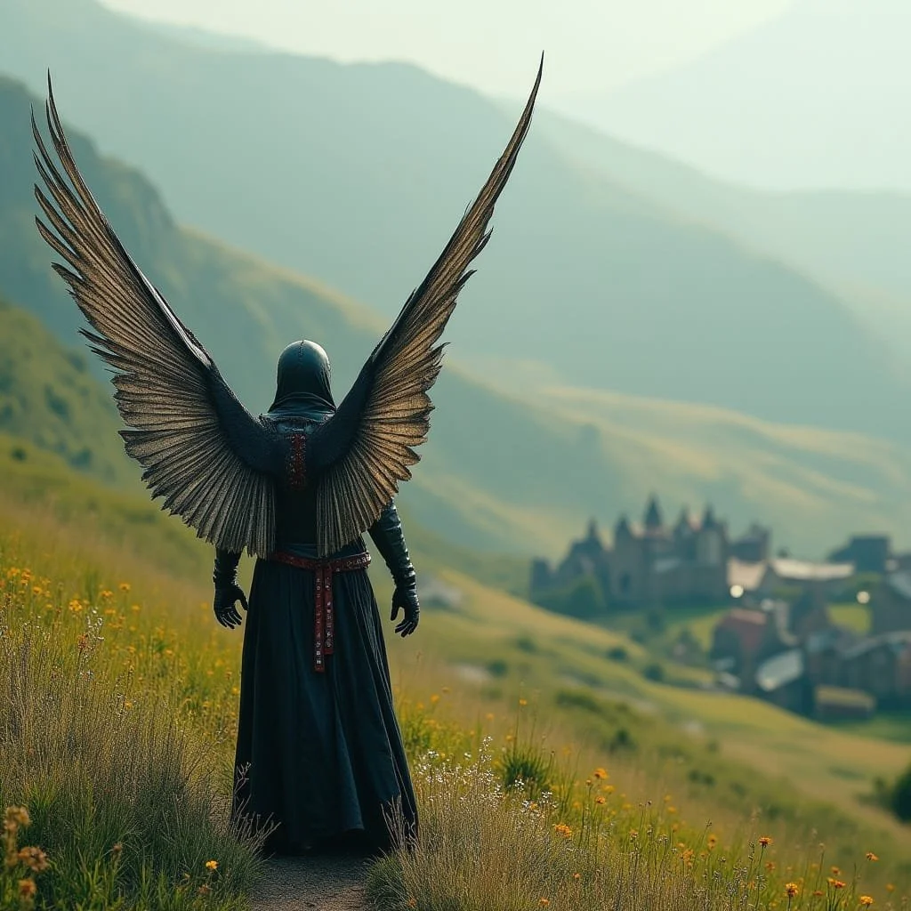 Soon, this new technological evolution draws the attention of the Gods, and they send their first Angels to go and investigate what is going on.