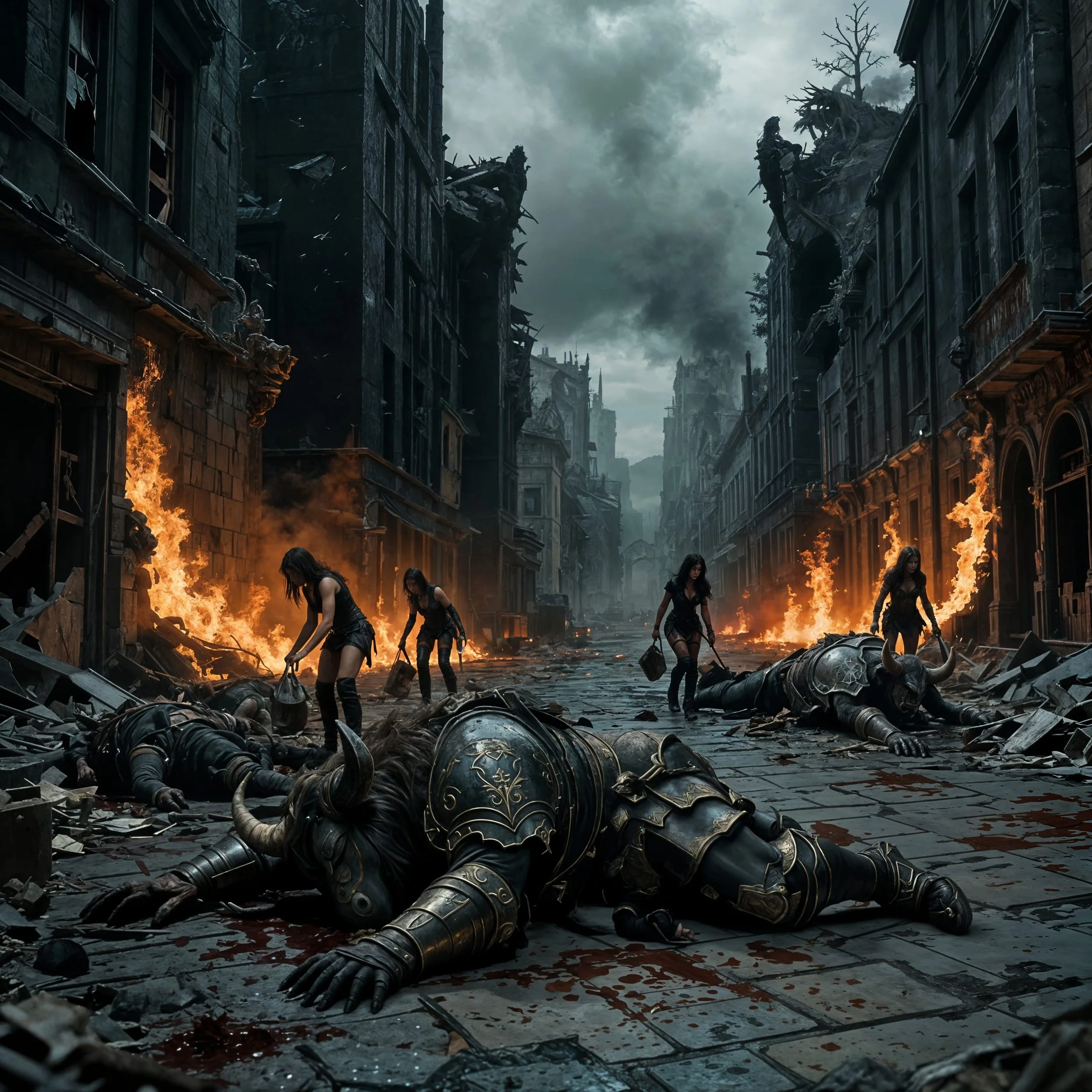 This continued until late in the evening when everyone began to descend onto the main street of the small settlement.