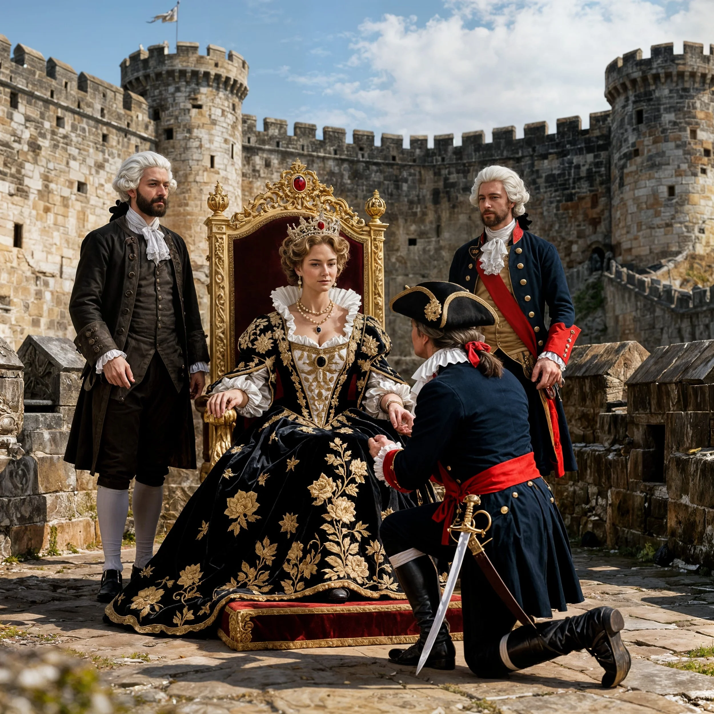 
Besides the celebrations, Liberty and her two allies also had to deal with the serious side of government. A courier arrived with the news that escaped minotaurs had retreated to Port de la Montagne and, together with the mermen, were setting up a b