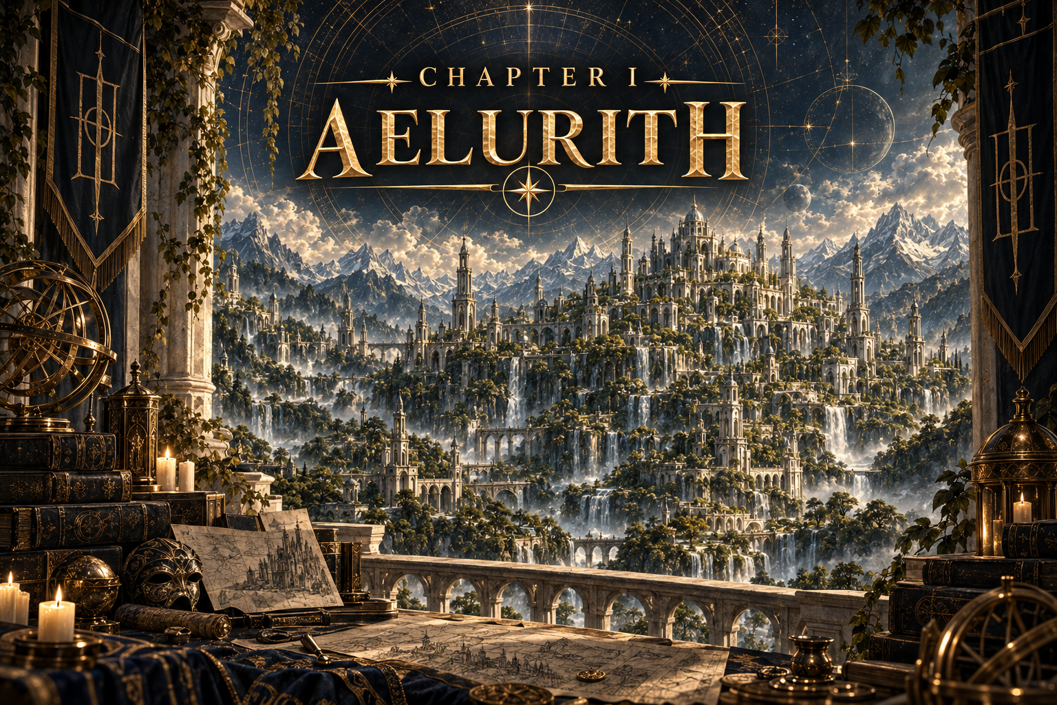 The world of Aelurith hides behind the veil of Elyndor.
A world almost untouched.
A world, a legend.

Guarding a treasure 
the universe was never meant to know.

Three hundred years of life.

Not immortality.
Not salvation.
Only a delay.