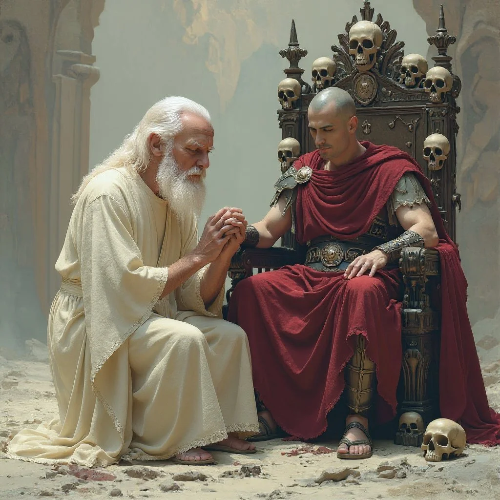 Zoroaster is confused and thoroughly impressed with what he saw. Agrippa looks at Zoroaster and in a condescending manner tells him that he should not always believe what common people tell him. Zoroaster nods. And then Agrippa invites Zoroaster to p
