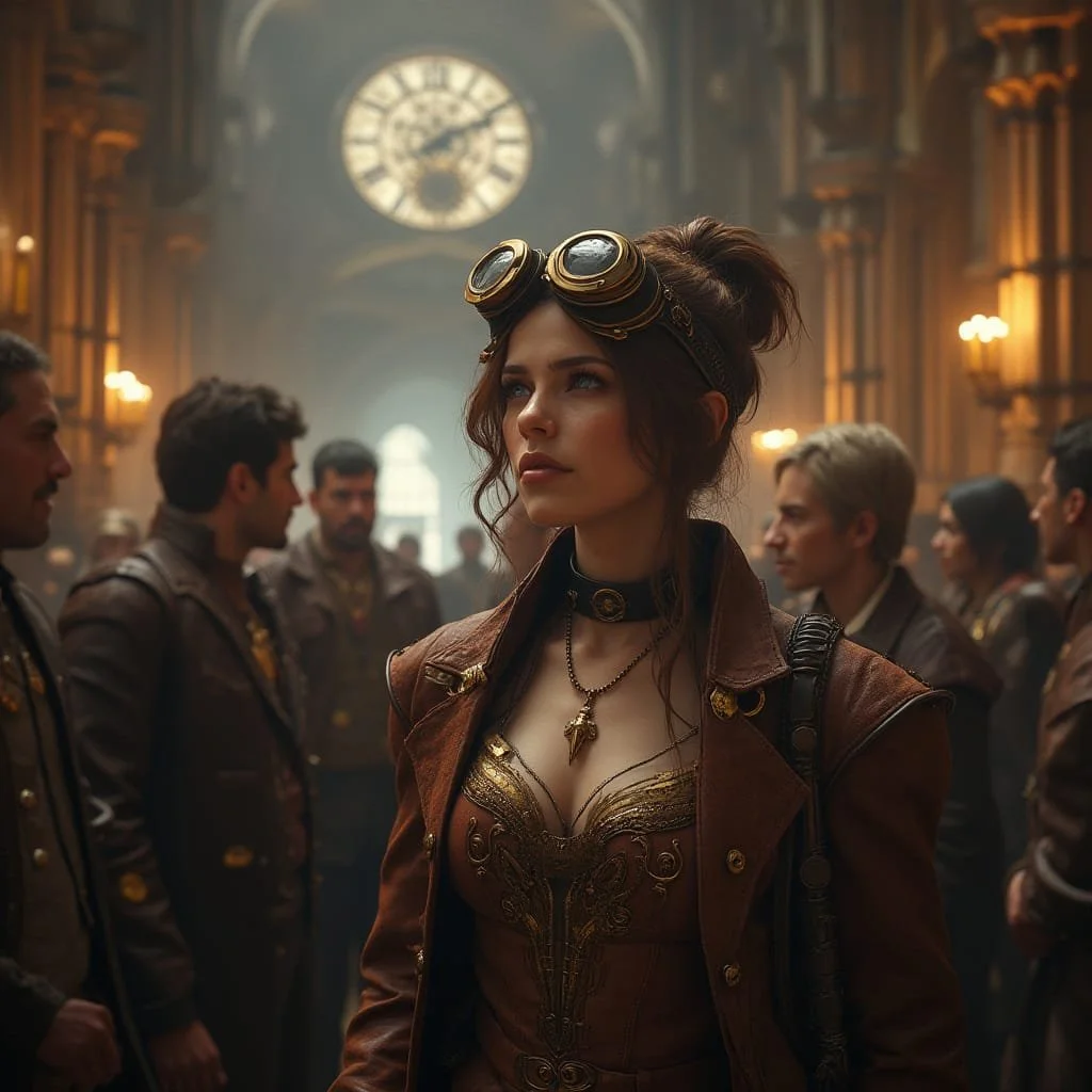 After her meeting with Zorn, Zadie is walking through the crowd to the pulpit. She is putting everything in her head in order about the Angels, the sects, and the threats that are hanging upon them.