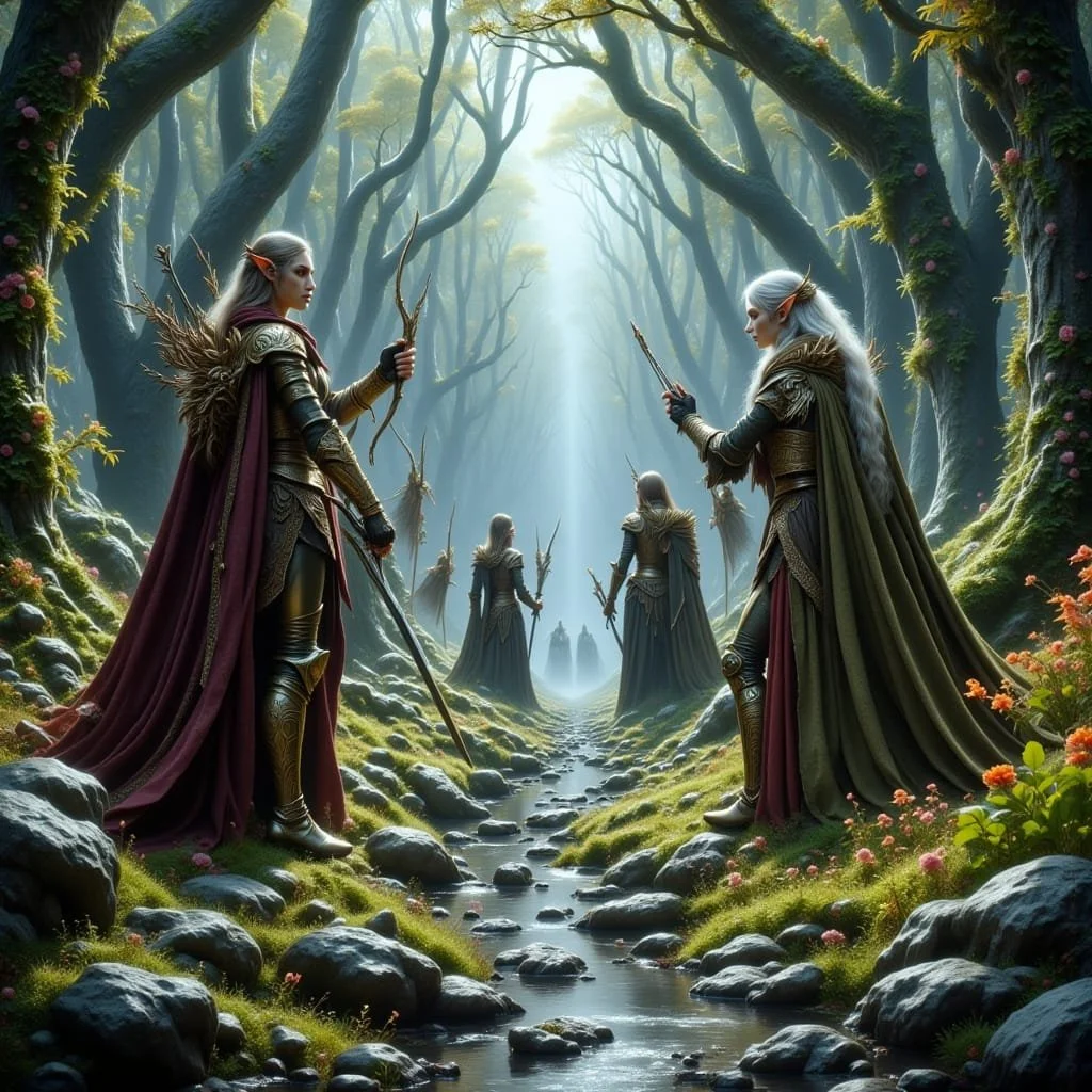 All trust was gone. Grabbing an arrow would cause grabbing a sword. Without questions.
