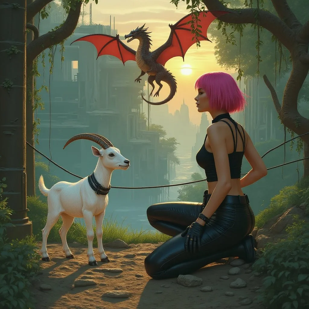 "If you think I am going to fall for that, you are even more stupid than I thought, hahaha" Malika looks up and sees Lucifer flying over. "You can talk?"