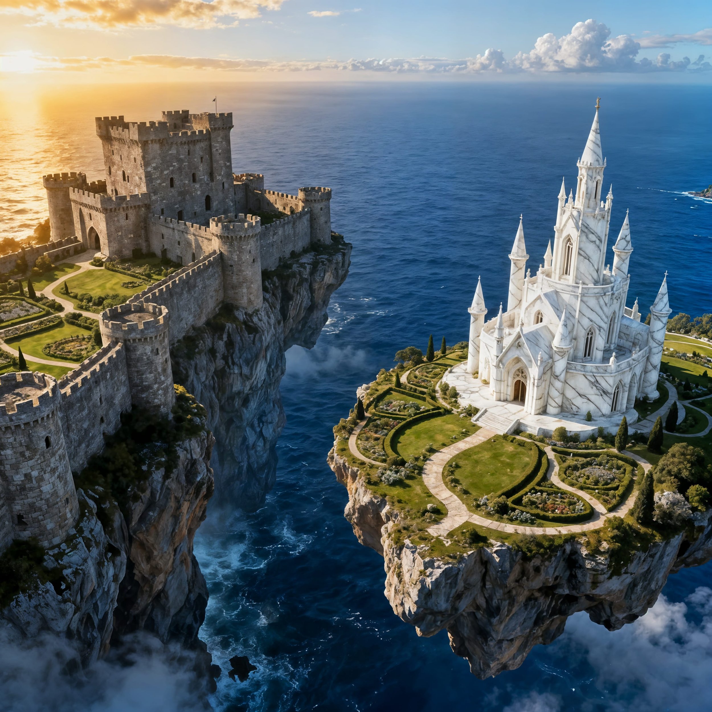 "Until the day of today people who sail the vast ocean can still see the empty stronghold and castle floating in the air, as a silent reminder of this sad story."