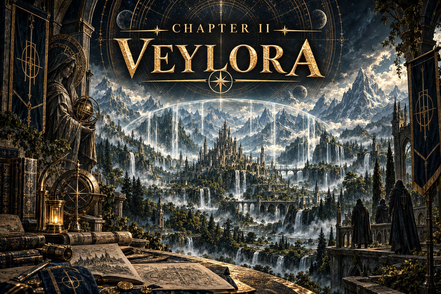 For centuries, the secret remained concealed.
Protected by silence.
Preserved by those who had sworn never to reveal it.

The Chronarch Council has been destroyed.
Its thrones are empty. Its order has collapsed.

Only one figure remains.
The keeper o