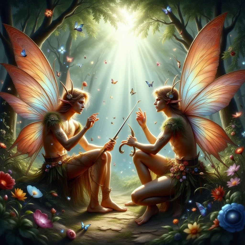 Apart from those smaller units there was also a brigade of flying fairies to deal with small threats from inside like small and medium predators....