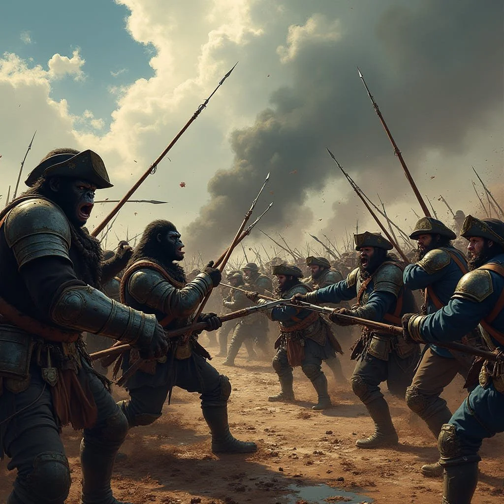 The infantry suffered more casualties due to the direct duels that were fought, but ultimately the power of numbers also managed to achieve total victory.