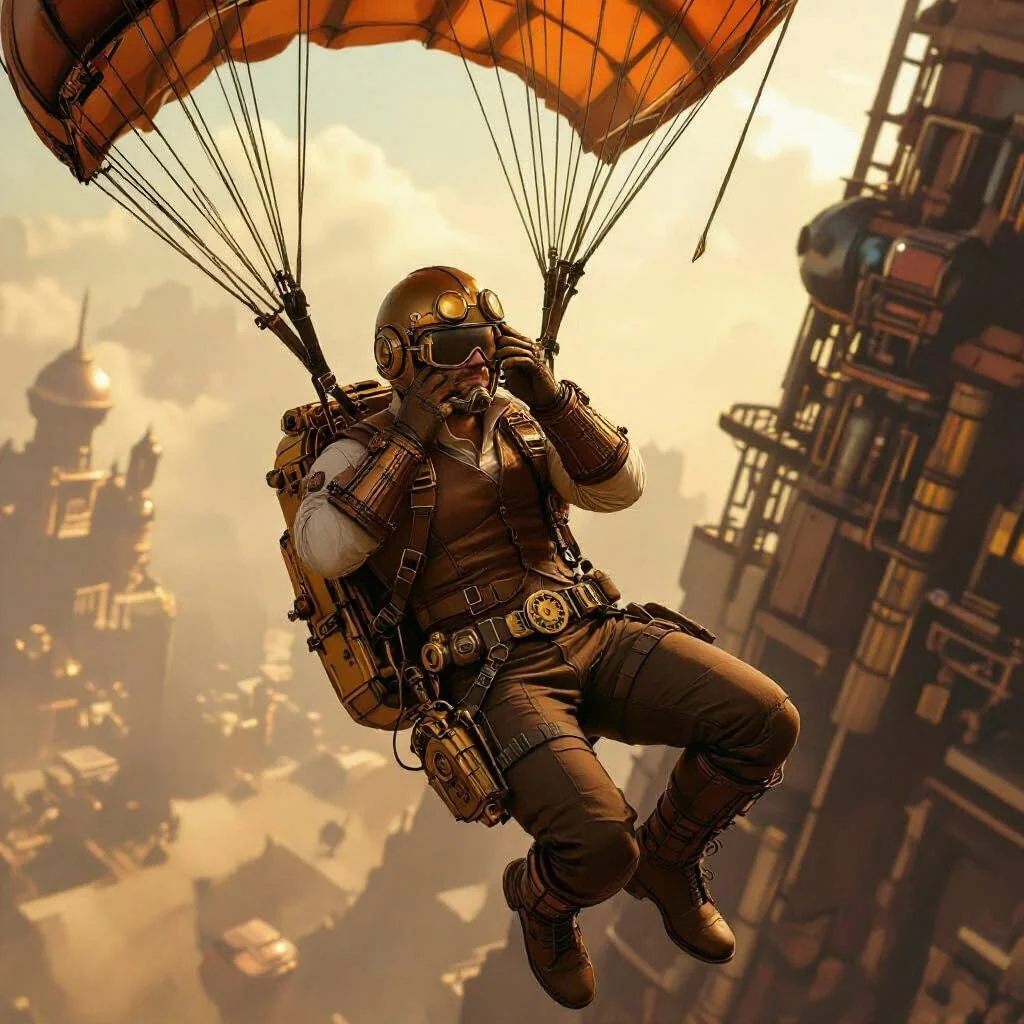 What happened next is classified. Let's leave it at the fact that Maximilian almost crashed into a building and...