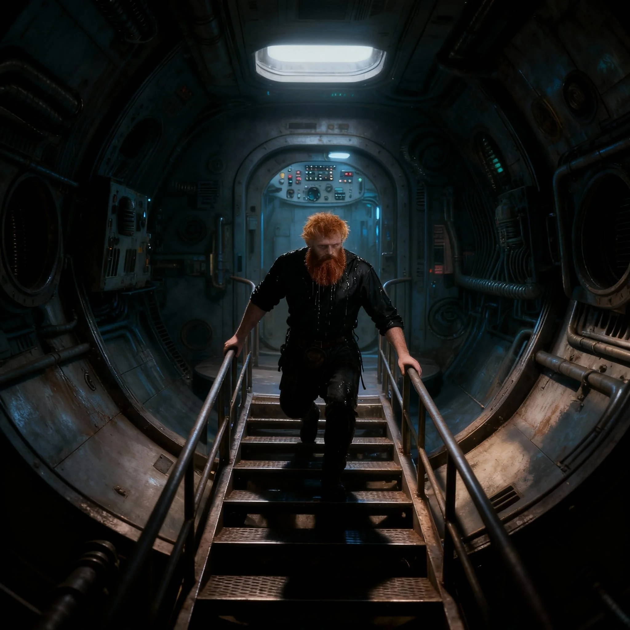 This sub did look completely different on the inside from the pristine condition on the outside. At least it did not stink of death or decay.