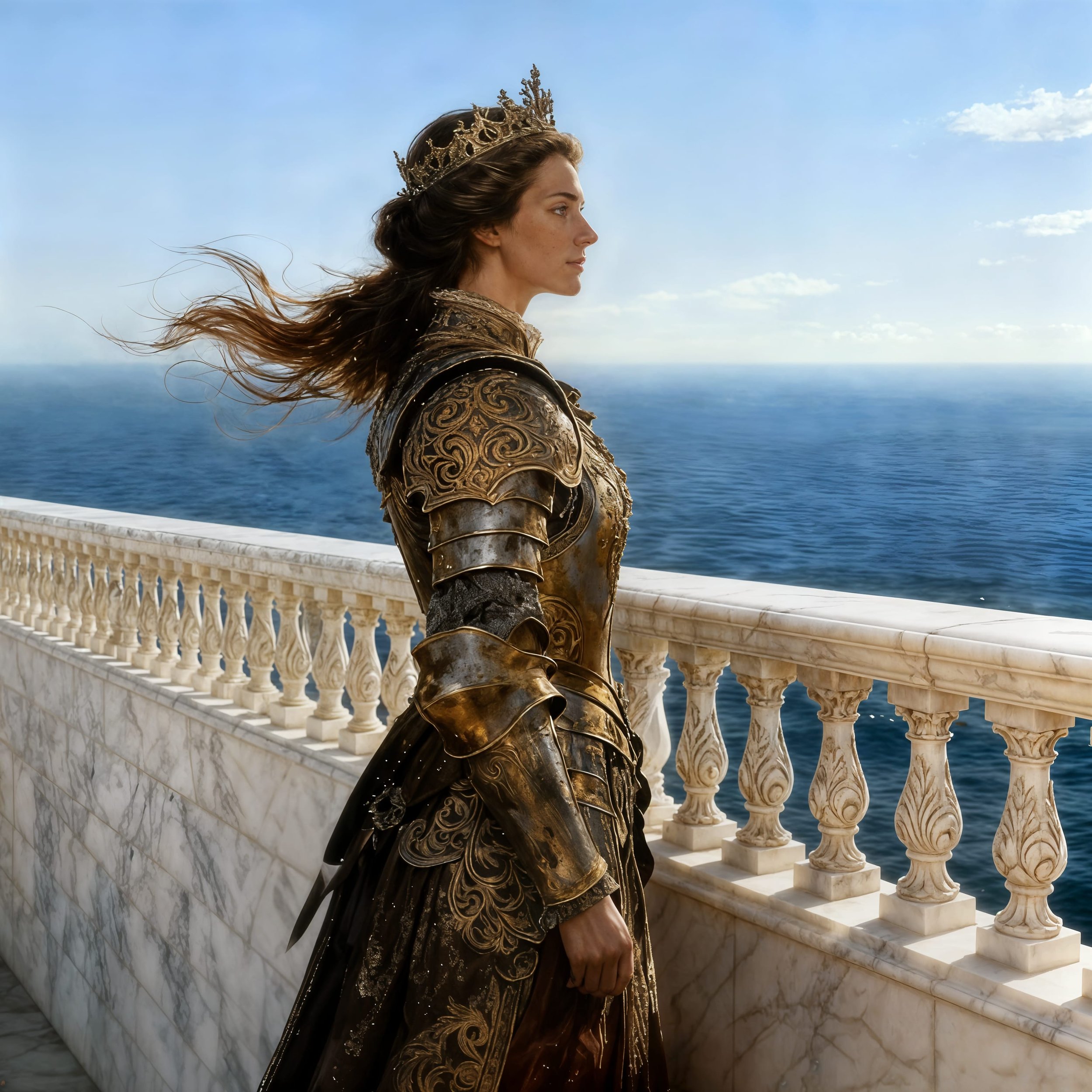 "Thisbe spent the rest of her life staring at the castle of Pyramus, weeping over her fate. When many years later she learned about the dead of Pyramus, she ended her own life, hoping to be reunited with Pyramus for once and for all."