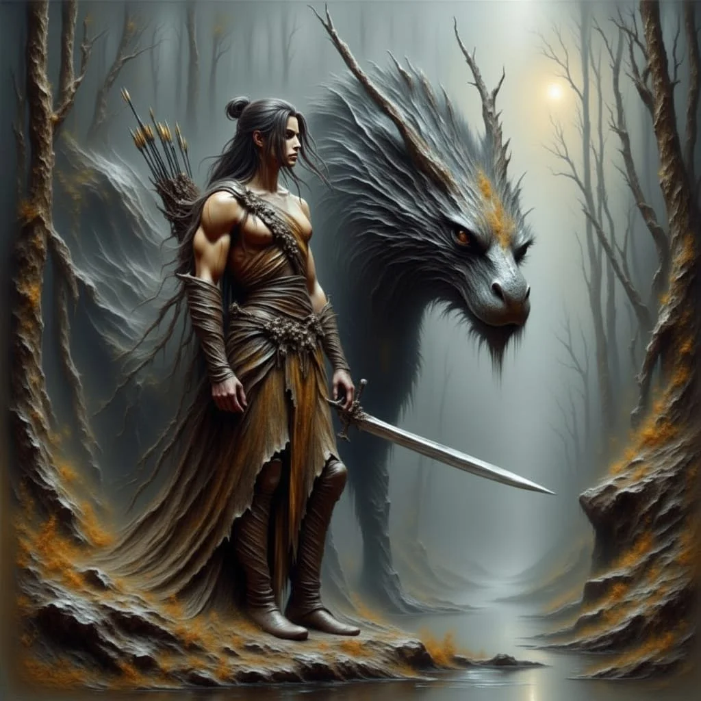 Soon the dragon healed and found a companion in Valdarin.