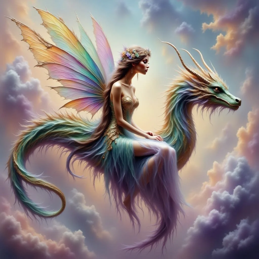 They soon learned that the dragons would accept them on their backs.