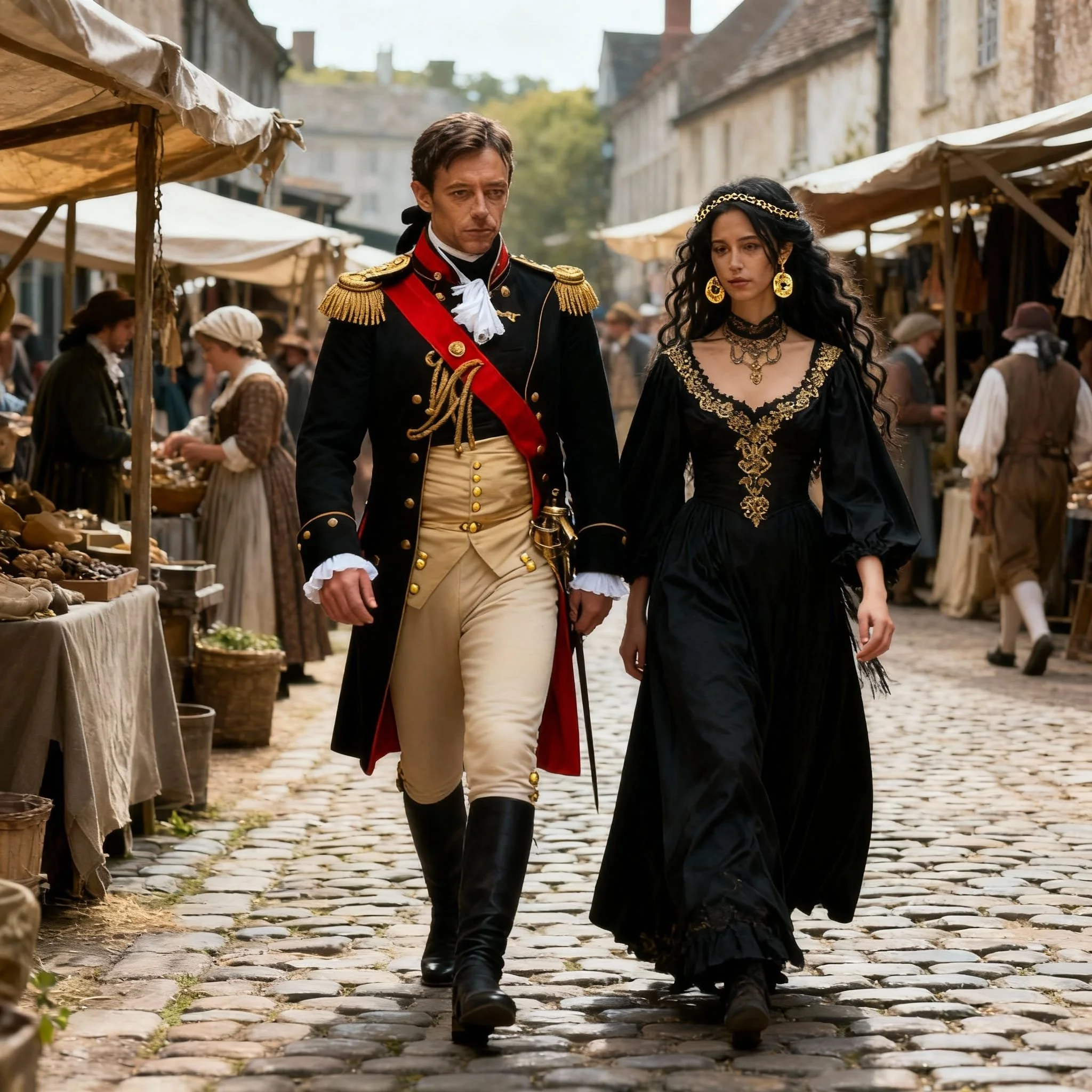 And so Neo and the woman walked together toward the palace. She introduced herself as Josy von Leuchtenberg and explained that she was going to a palace ball that evening but didn't yet have a partner. Neo didn't have to think long about that invitat
