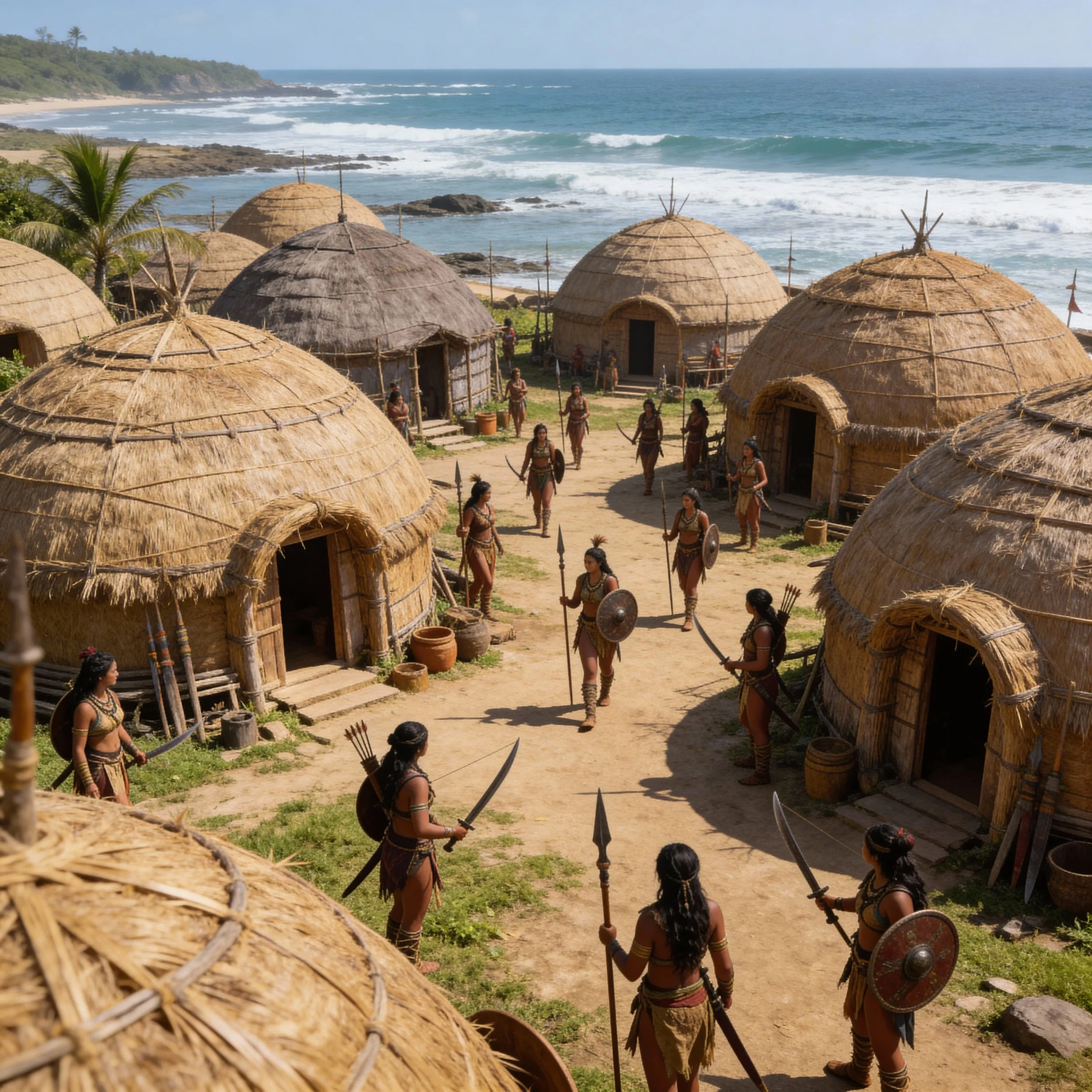 "And so now this is the village I live in." "No men?" "No, they all died of what you call the aging disease."