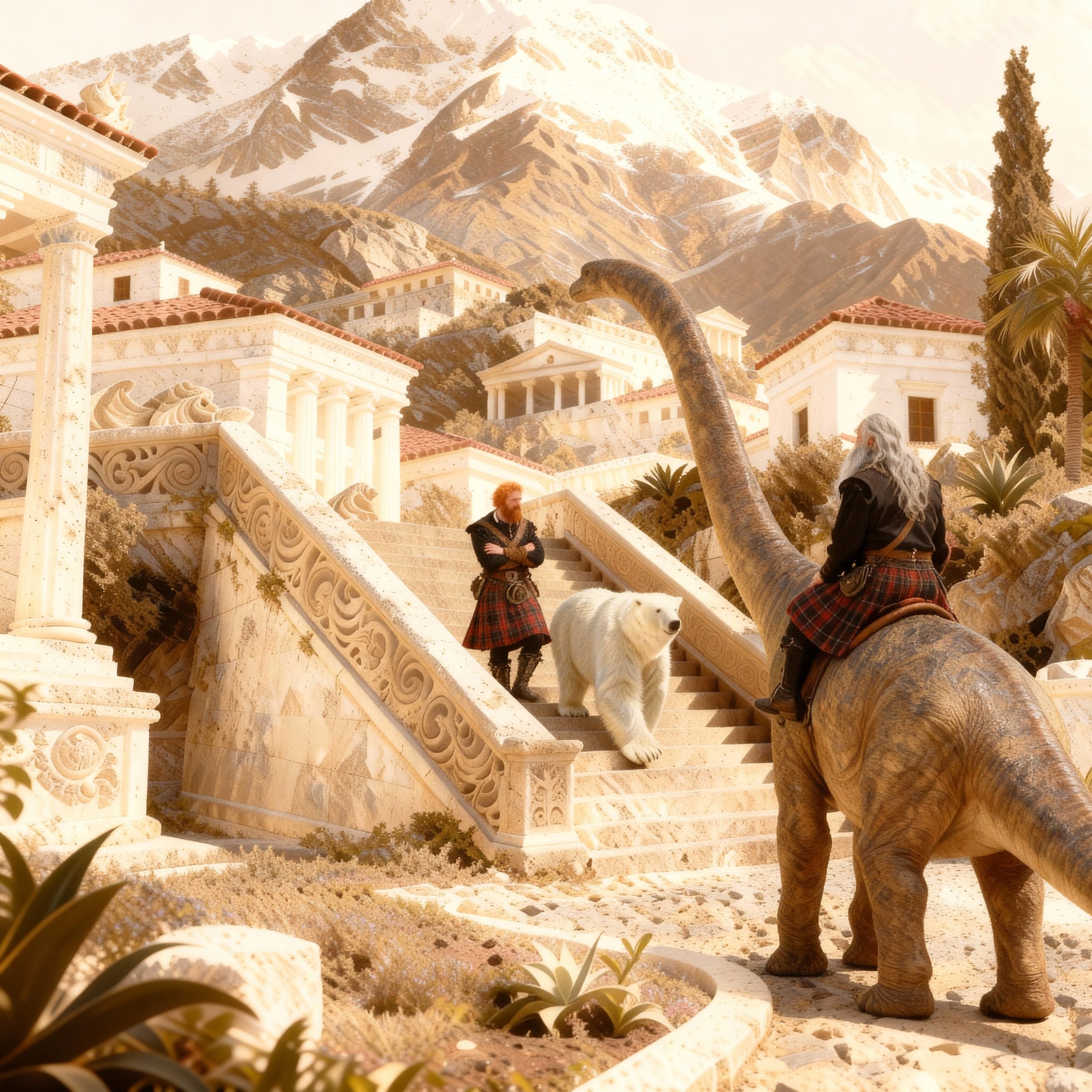 And suddenly there he was again...Barði: "I told you no-one has a cure....just me. And you know what to do to get it." MacDonald could barely control himself: "Get lost, you old piece of useless wizard....and what's with the kilt....you should know t