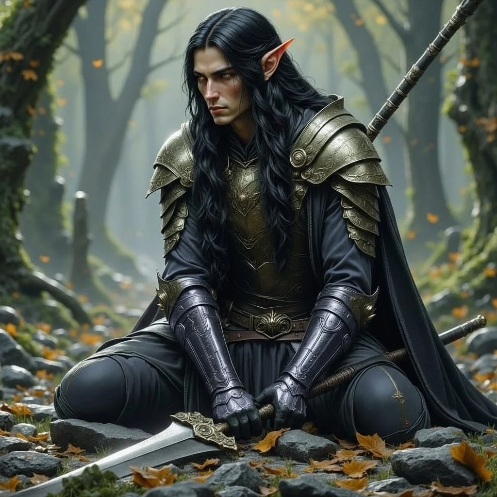"What do you think you are doing?" "I am taking back my birth right, which is my sword and the right to ride and bond with a dragon. I am royalty. I should be king. You cannot tell me what to do." Eryndor stands up, shields his sword and grabs the sp