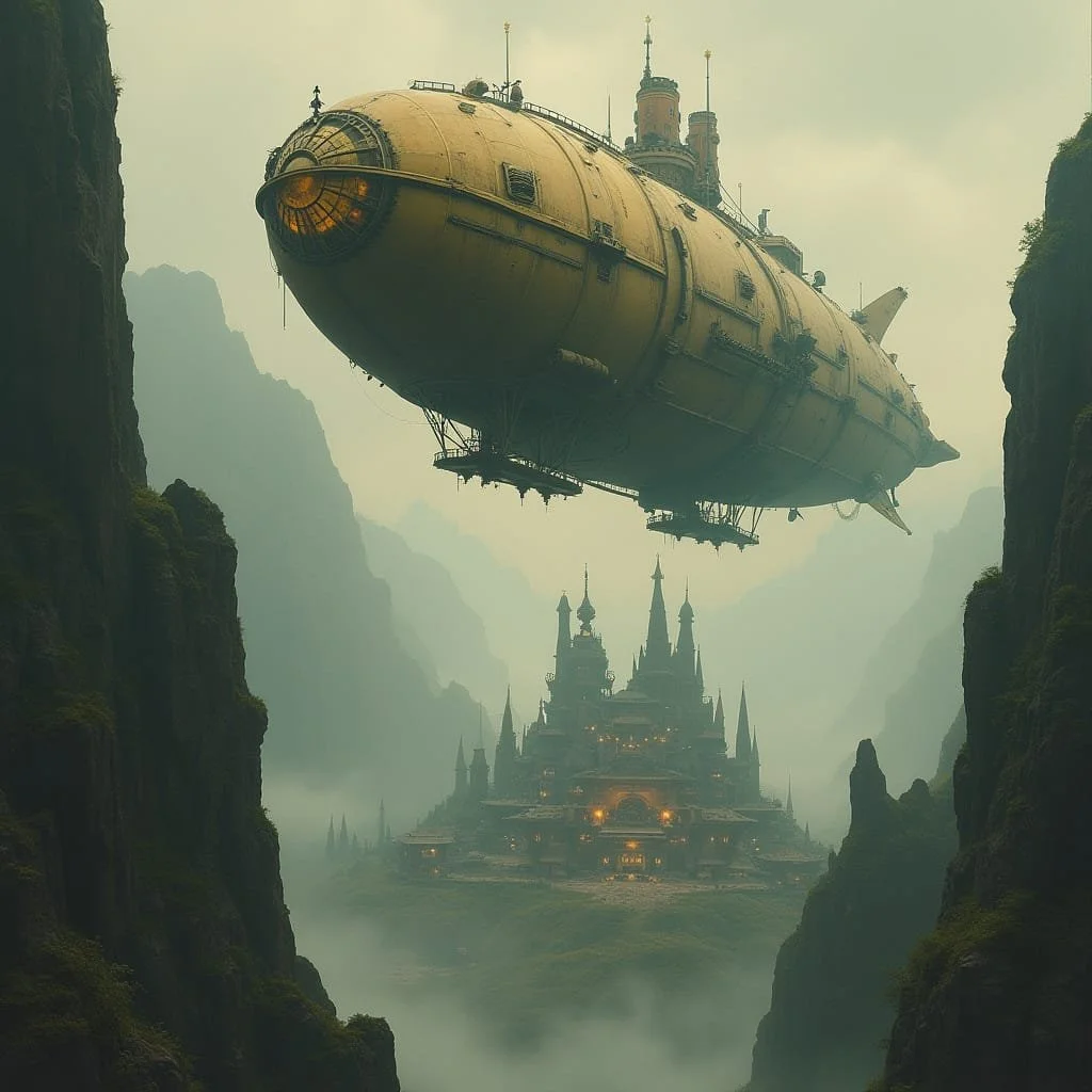 After Maximilian left Zadie in a hurry he takes his personal airship to marshal de Gouvion Saint-Cyr to discuss the latest intel. He deliberately passes through Heaven's Gate but nobody reacts although he feels that he is being watched.