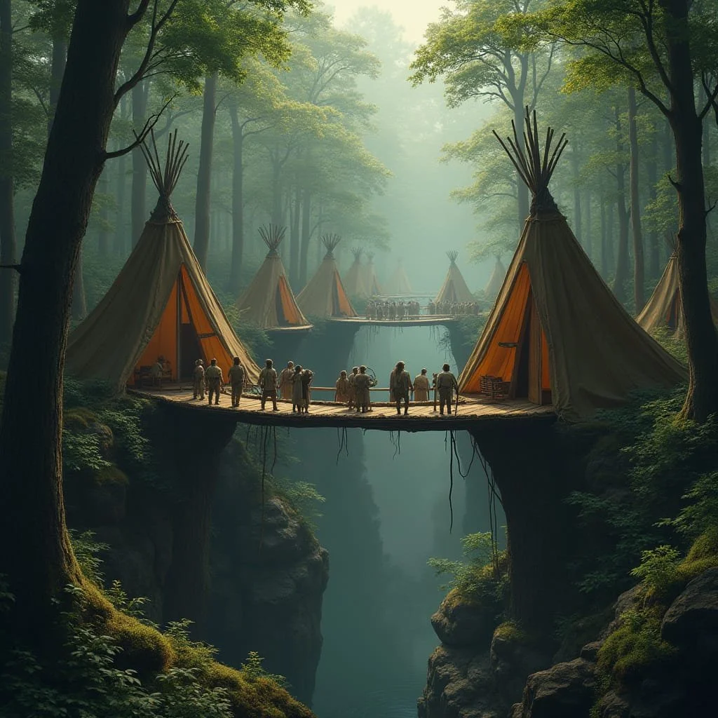 They were known to be nomadic and had houses that could be easily broken down and transported.